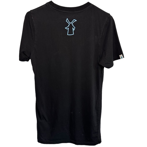 Dutch Bros Black SMALL “Stay Up Late” Tee DB 1992 CUTE VINTAGE - Picture 2 of 6